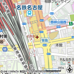 ヤマダデンキＬＡＢＩ名古屋周辺の地図