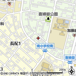 愛知県長久手市喜婦嶽1005周辺の地図