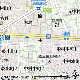 名古屋津島線周辺の地図
