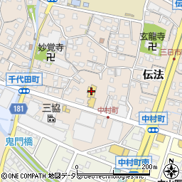 日産プリンス静岡富士伝法店周辺の地図