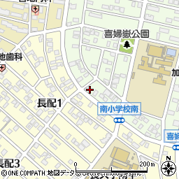 愛知県長久手市喜婦嶽1017周辺の地図
