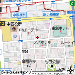 愛知県名古屋市中区栄4丁目4-20周辺の地図