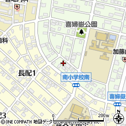 愛知県長久手市喜婦嶽1004周辺の地図