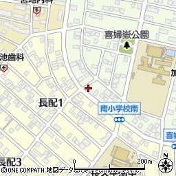 愛知県長久手市喜婦嶽1018周辺の地図