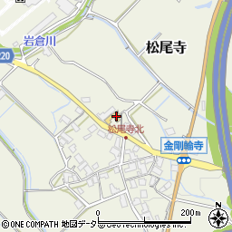 滋賀県愛知郡愛荘町松尾寺993周辺の地図