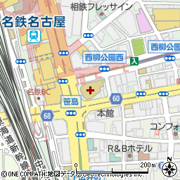 星乃珈琲店 名古屋スパイラルタワーズ店周辺の地図