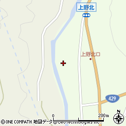 兵庫県宍粟市波賀町上野892周辺の地図
