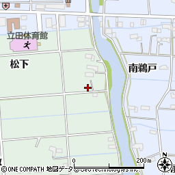 愛知県愛西市小茂井町松下43周辺の地図