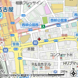 オーシャンネイル　名駅笹島店周辺の地図