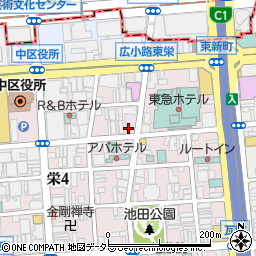 愛知県名古屋市中区栄4丁目4-15周辺の地図