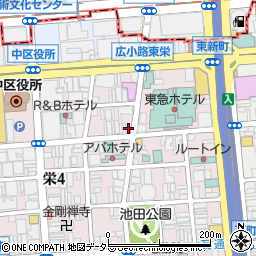 愛知県名古屋市中区栄4丁目4-13周辺の地図