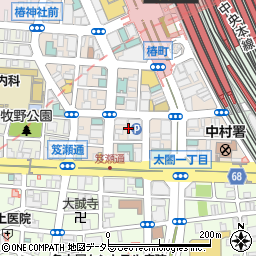 愛知県名古屋市中村区椿町20周辺の地図