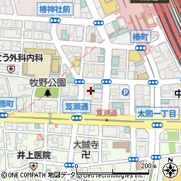 愛知県名古屋市中村区椿町21-13周辺の地図