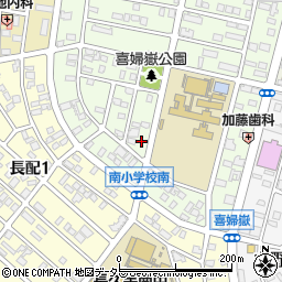 愛知県長久手市喜婦嶽1108周辺の地図