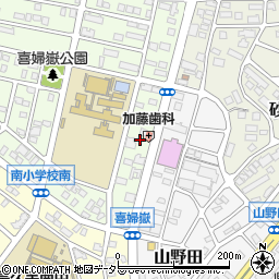 愛知県長久手市喜婦嶽807周辺の地図