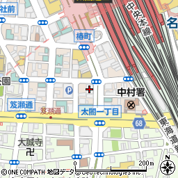 弁護士法人心名古屋法律事務所周辺の地図