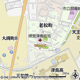 県営津島住宅周辺の地図