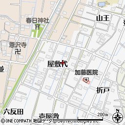 愛知県あま市七宝町川部屋敷代50周辺の地図