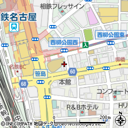 名駅ナディア歯科周辺の地図