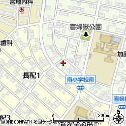 愛知県長久手市喜婦嶽1002周辺の地図