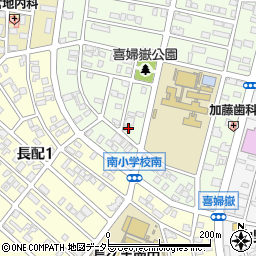 愛知県長久手市喜婦嶽1111周辺の地図