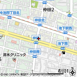 ほっかほっか亭　広小路仲田店周辺の地図