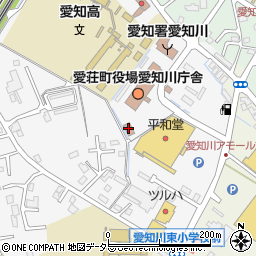 愛荘町役場愛知川庁舎　住民課周辺の地図