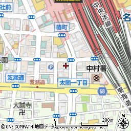 イオンコンパス　名古屋駅前会議室周辺の地図