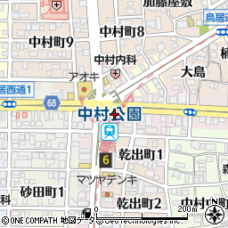 株式会社松栄楽器名古屋店大正琴教室周辺の地図