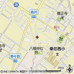 滋賀県愛知郡愛荘町島川1275-10周辺の地図