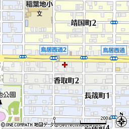 中日新聞　日吉飯田新聞店周辺の地図