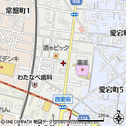 愛知県津島市西愛宕町2丁目150周辺の地図