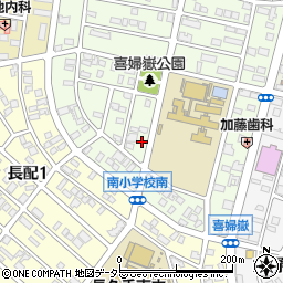 愛知県長久手市喜婦嶽1107周辺の地図
