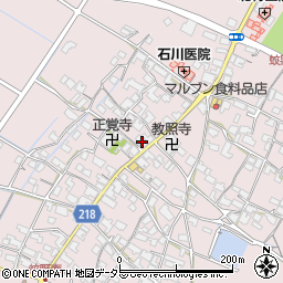 滋賀県愛知郡愛荘町蚊野1570周辺の地図