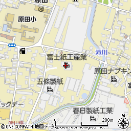 富士紙工産業第１工場棟周辺の地図