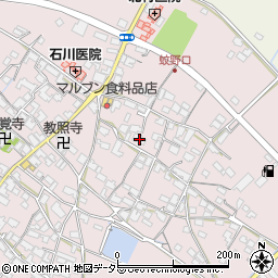 滋賀県愛知郡愛荘町蚊野1527周辺の地図