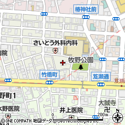 愛知県名古屋市中村区竹橋町8周辺の地図