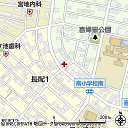 愛知県長久手市喜婦嶽1411周辺の地図