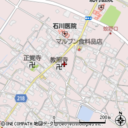 滋賀県愛知郡愛荘町蚊野1557周辺の地図