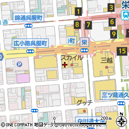 長崎チャンポン田辺 栄店周辺の地図