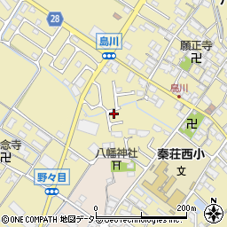 滋賀県愛知郡愛荘町島川1275-7周辺の地図