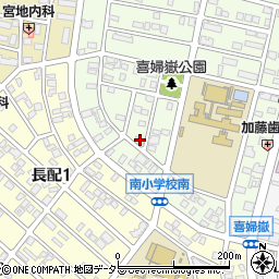 愛知県長久手市喜婦嶽1212周辺の地図