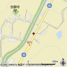 島根県大田市久利町松代62周辺の地図