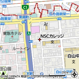 パークイット新栄１丁目駐車場周辺の地図
