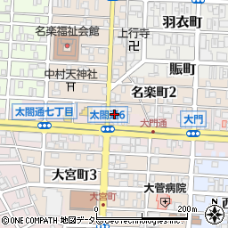 愛知県名古屋市中村区名楽町2丁目52周辺の地図