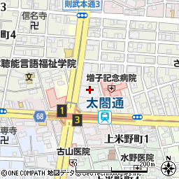 愛知県名古屋市中村区竹橋町36周辺の地図