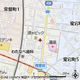 愛知県津島市西愛宕町2丁目周辺の地図
