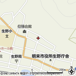兵庫県朝来市生野町口銀谷889周辺の地図
