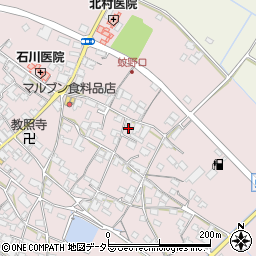 滋賀県愛知郡愛荘町蚊野1505周辺の地図