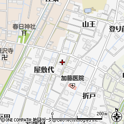 愛知県あま市七宝町川部屋敷代80周辺の地図